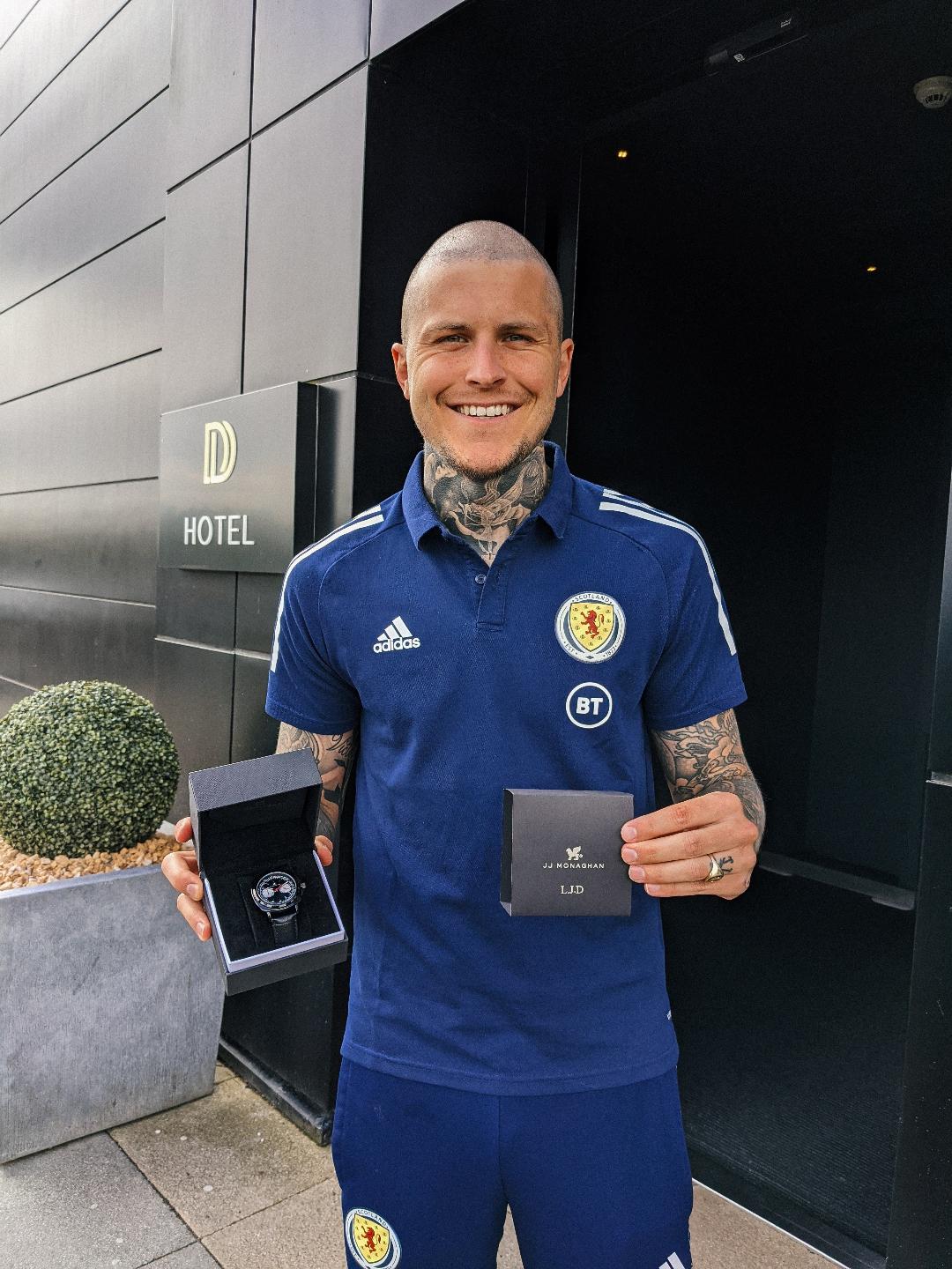 Lyndon Dykes Scotland NT QPR JJ Monaghan Watches