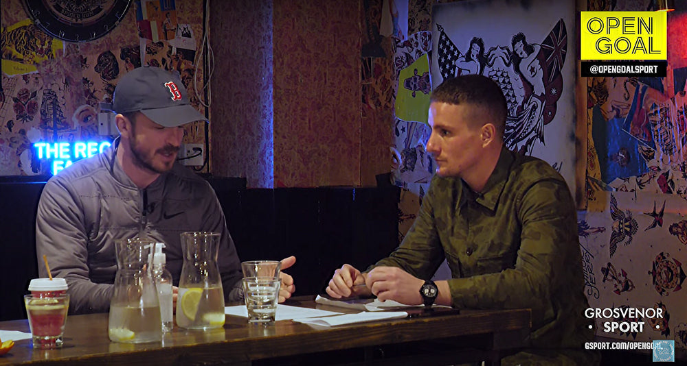 Si Ferry wearing the Endeavour Onyx on Open Goal