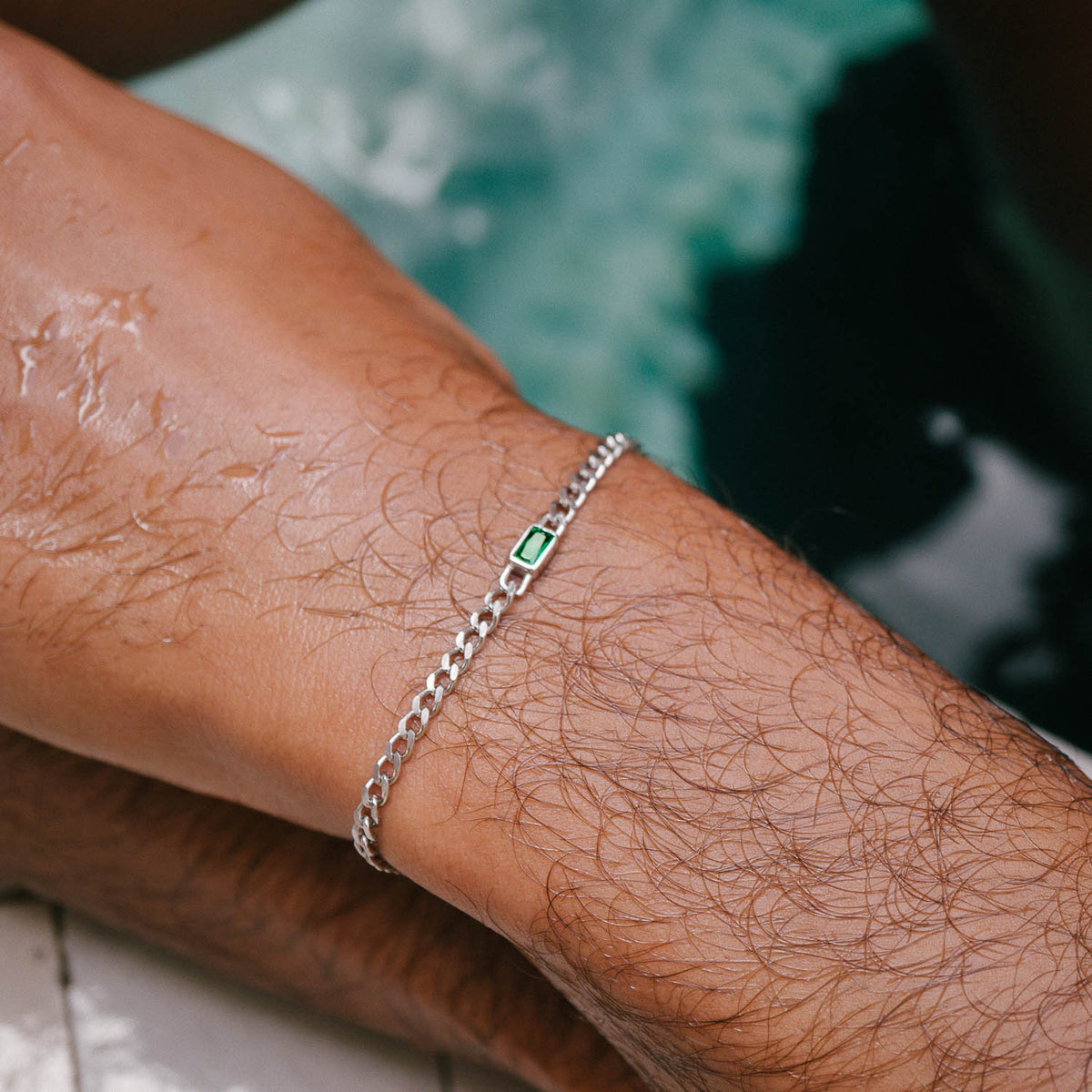 Forest Green Chain: styled for everyday wear