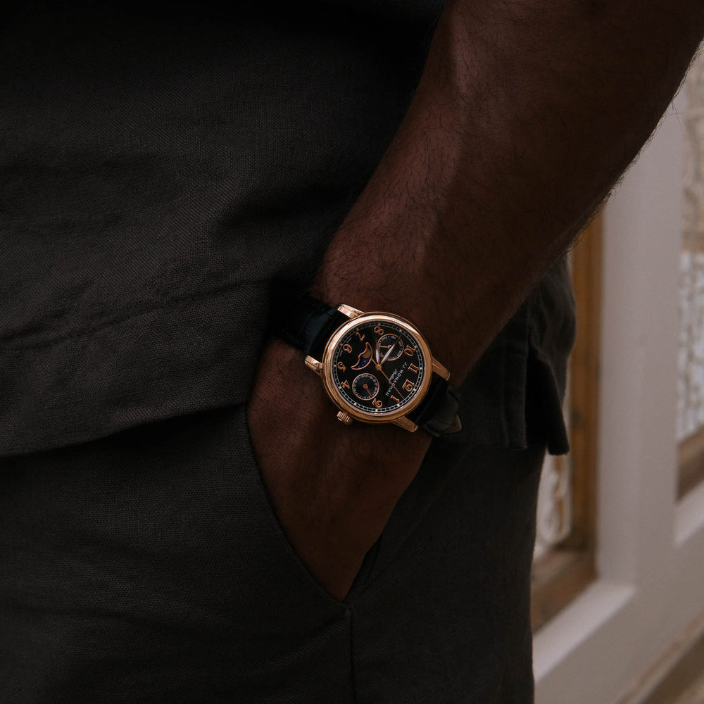 Sinclair Brass: worn on the wrist