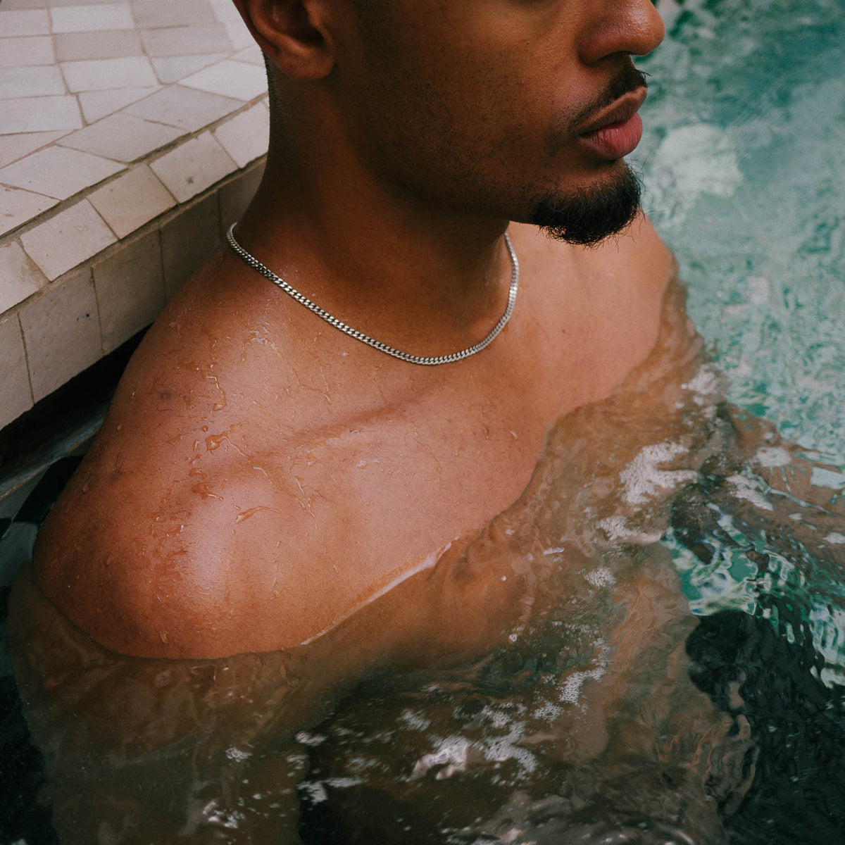 3mm Cuban Chain: styled for everyday wear